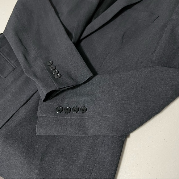 dolce & Gabbana Dark Gray Virgin Wool Blend Women Blazer - Picture 5 of 15